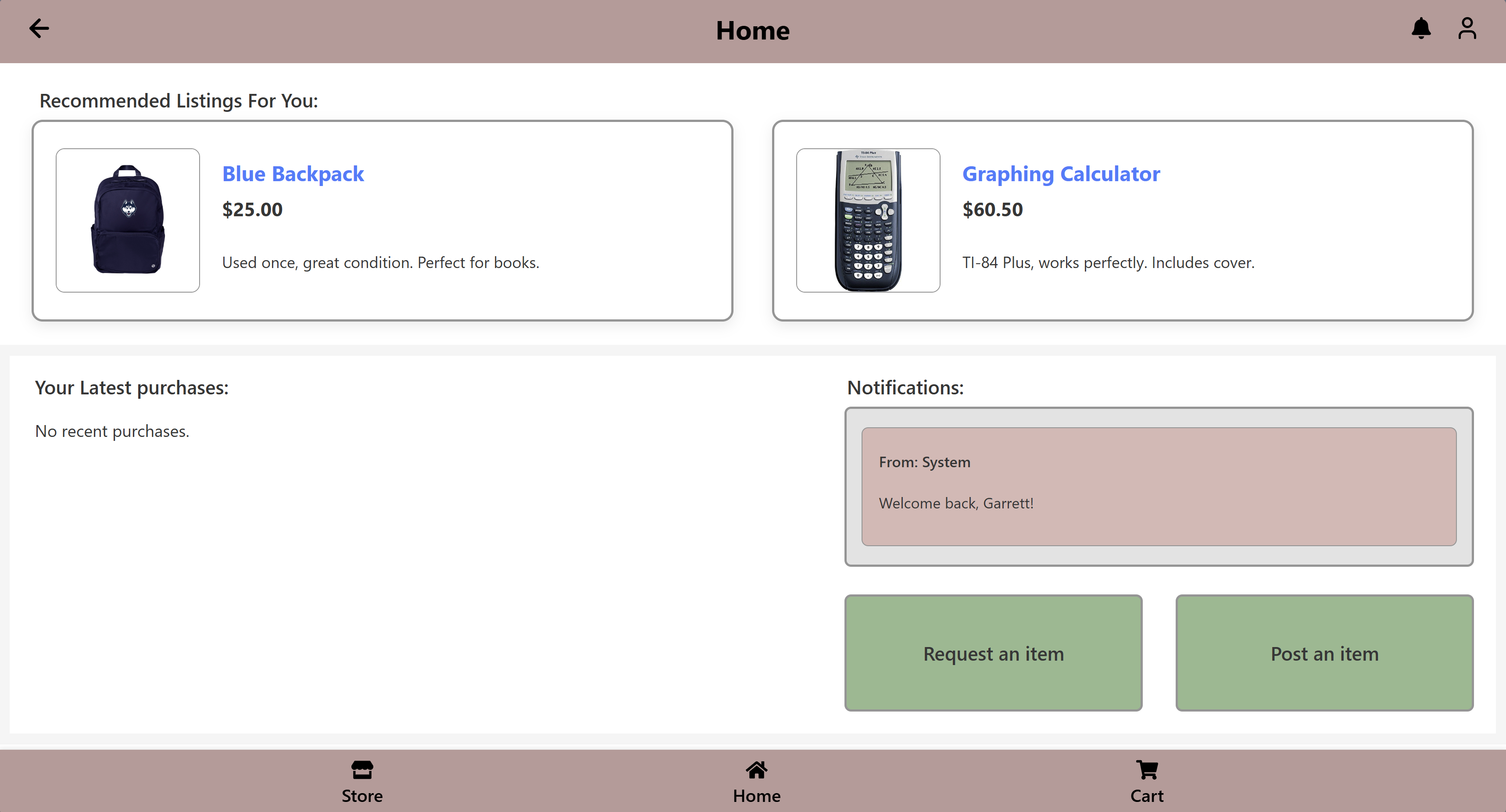 Marketplace Application